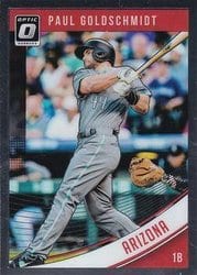 2018 Donruss Optic Base Set Paul Goldschmidt #66 card