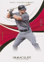 2018 Panini Immaculate Collection Base Set Paul Goldschmidt #59 card