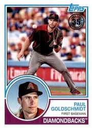 2018 Topps 1983 Topps Baseball 35th Anniversary Paul Goldschmidt #83-83 card