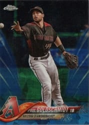 2018 Topps Chrome Sapphire Edition Base Set Paul Goldschmidt #618 card