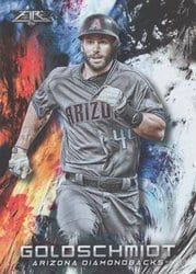 2018 Topps Fire Base Set Paul Goldschmidt #45 card