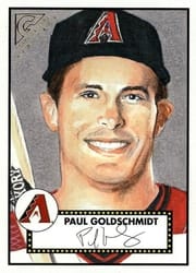 2018 Topps Gallery Heritage Paul Goldschmidt #H-17 card