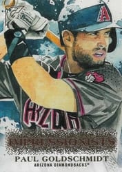 2018 Topps Gallery Impressionists Paul Goldschmidt #I-14 card