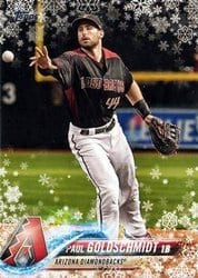 2018 Topps Holiday Base Set Paul Goldschmidt #HMW77 card