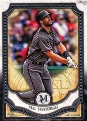2018 Topps Museum Collection Base Set Paul Goldschmidt #4 card