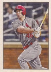 2019 Bowman Heritage Base Set Paul Goldschmidt #53VR-57 card