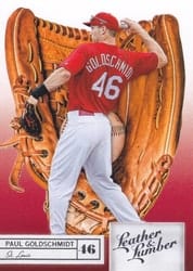 2019 Panini Leather & Lumber Base Set Paul Goldschmidt #28 card