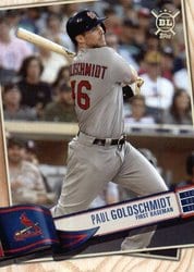 2019 Topps Big League Base Set Paul Goldschmidt #77 card