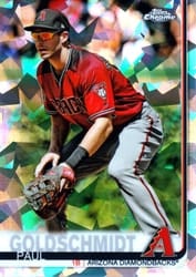 2019 Topps Chrome Sapphire Edition Base Set Paul Goldschmidt #297 card