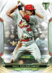 2019 Topps Triple Threads Base Set Paul Goldschmidt #81 card