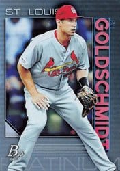 2020 Bowman Platinum Base Set Paul Goldschmidt #76 card
