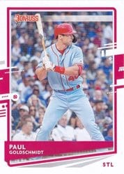 2020 Donruss Base Set Paul Goldschmidt #127 card