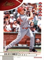 2020 Panini Absolute Base Set Paul Goldschmidt #74 card