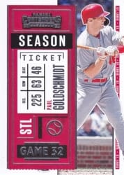 2020 Panini Contenders Base Set Paul Goldschmidt #70 card