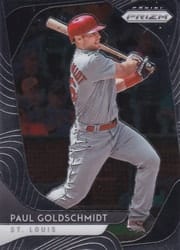 2020 Panini Prizm Base Set Paul Goldschmidt #186 card