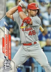 2020 Topps Base Set Paul Goldschmidt #145 card