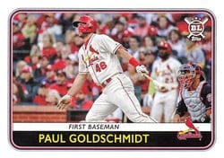 2020 Topps Big League Base Set Paul Goldschmidt #89 card