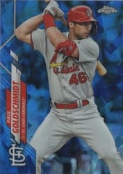 2020 Topps Chrome Sapphire Edition Base Set Paul Goldschmidt #145 card
