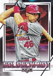 2020 Topps Fire Base Set Paul Goldschmidt #184 card