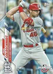 2020 Topps Opening Day Base Set Paul Goldschmidt #66 card