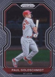 2021 Panini Prizm Base Set Paul Goldschmidt #47 card