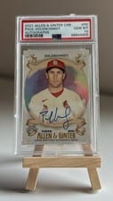2021 Topps Allen & Ginter Chrome Autographs Paul Goldschmidt #AGA-PG card