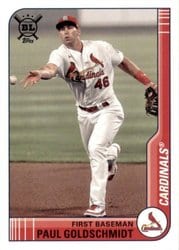 2021 Topps Big League Base Set Paul Goldschmidt #128 card