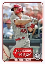 2021 Topps Big League Souvenirs Paul Goldschmidt #SO-25 card