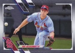 2021 Topps Chrome Base Set Paul Goldschmidt #14 card