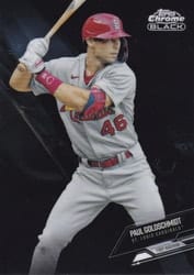2021 Topps Chrome Black Base Set Paul Goldschmidt #7 card