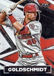 2021 Topps Fire Base Set Paul Goldschmidt #110 card