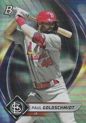 2022 Bowman Platinum Base Set Paul Goldschmidt #88 card