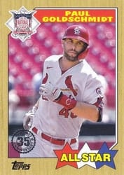 2022 Topps 1987 Topps Baseball All-Stars Paul Goldschmidt #87AS-27 card