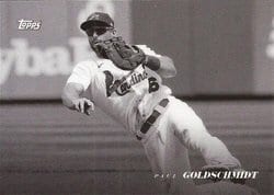 2022 Topps Black & White Base Set Paul Goldschmidt #84 card
