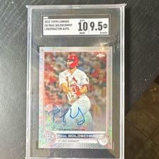 2022 Topps Chrome Logofractor Edition Autographs Paul Goldschmidt #CA-PG card