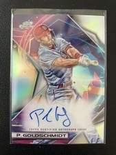 2022 Topps Cosmic Chrome Autographs Paul Goldschmidt #CCA-PG card