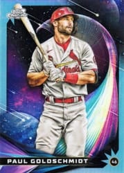 2022 Topps Cosmic Chrome Star Gaze Paul Goldschmidt #SG-7 card