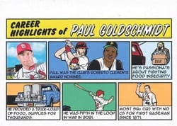 2022 Topps Heritage 1973 Topps Comics Paul Goldschmidt #73TC-16 card