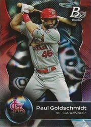 2023 Bowman Platinum Base Set Paul Goldschmidt #98 card
