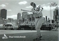 2023 Topps Black & White Base Set Paul Goldschmidt #93 card