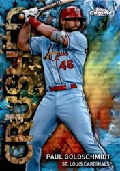2023 Topps Chrome Update Crushed Paul Goldschmidt #C-16 card