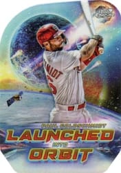 2023 Topps Cosmic Chrome Launched into Orbit Paul Goldschmidt #LIO-14 card