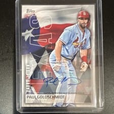 2023 Topps Favorite Sons Autographs Paul Goldschmidt #FS-12 card