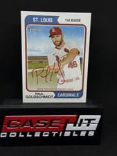 2023 Topps Heritage Real One Autographs Paul Goldschmidt #ROA-PG card