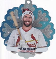 2023 Topps Holiday Oversized Die-Cut MLB Ornaments Paul Goldschmidt #MLBDC-13 card