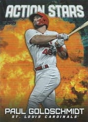 2023 Topps Update Action Stars Paul Goldschmidt #AS-22 card