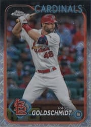 2024 Topps Chrome Logofractor Edition Base Set Paul Goldschmidt #90 card