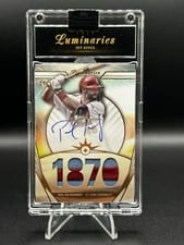 2024 Topps Luminaries Hit Kings Autograph Patch Paul Goldschmidt #HKAP-PG card