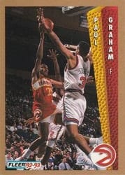 1992-93 Fleer Base Set Paul Graham #3 card