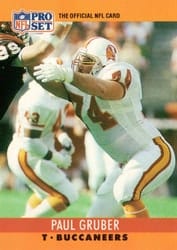 1990 Pro Set Base Set Paul Gruber #310 card